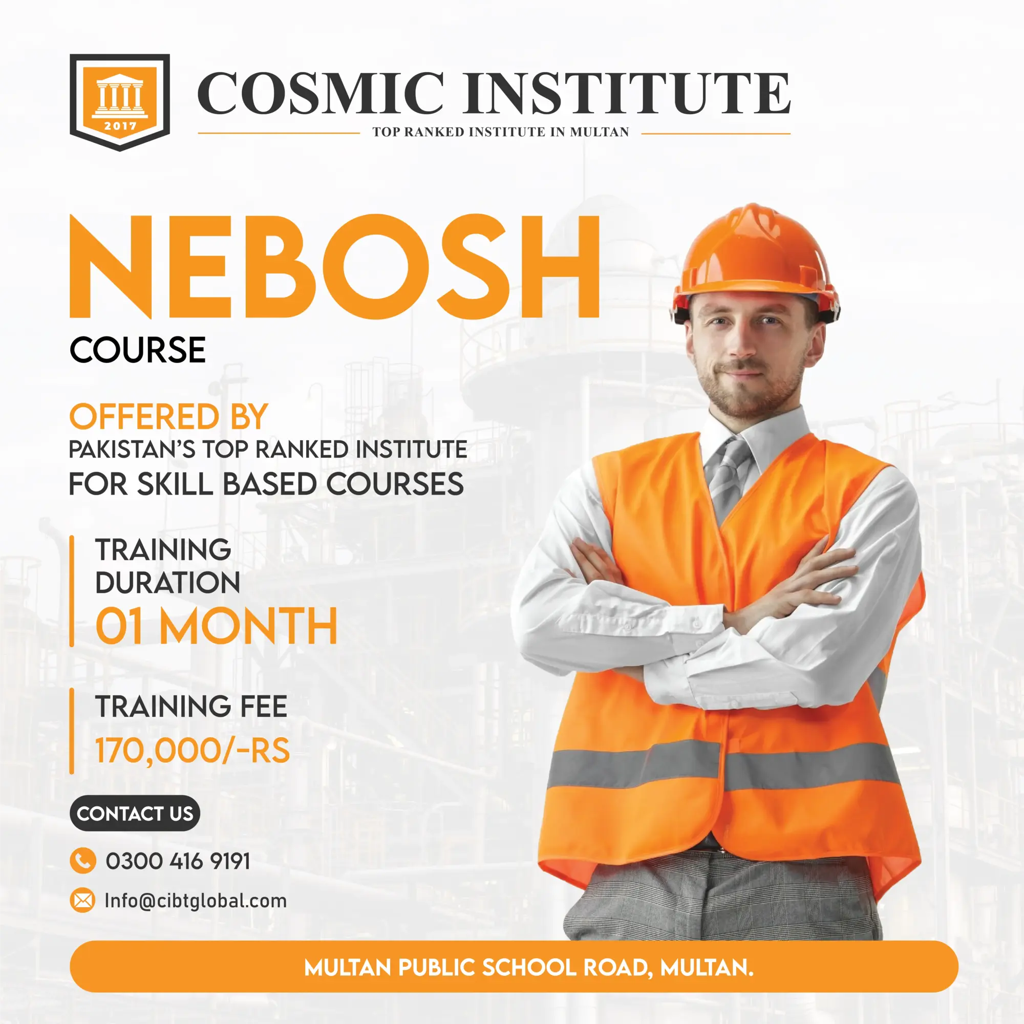 Best Institute for NEBOSH IGC Course Training Enroll Now