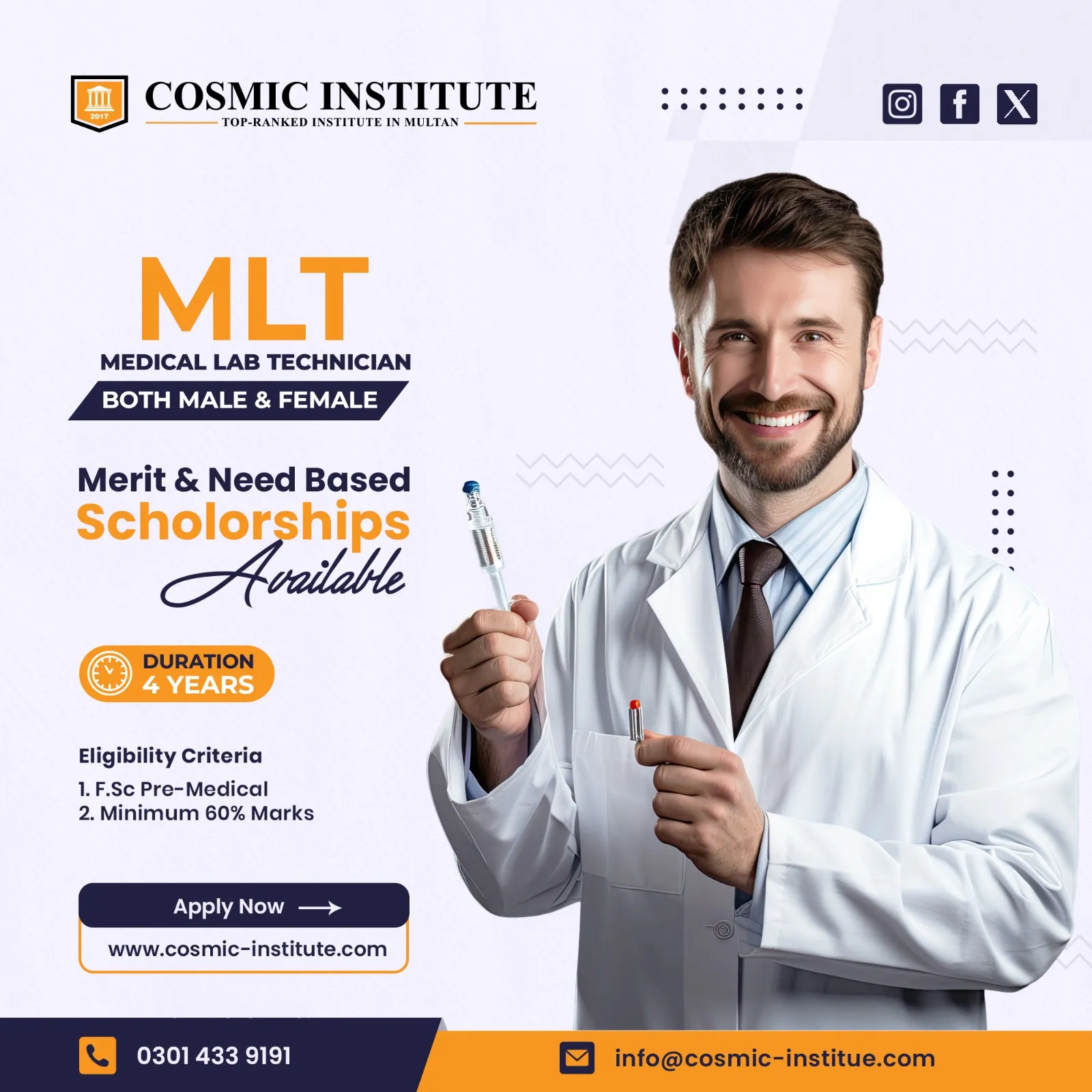BS MLT (Medical Laboratory Technology)