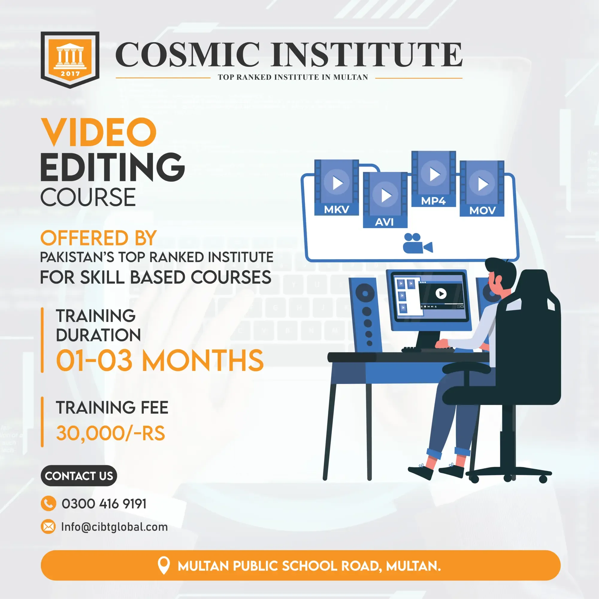 Video Editing Course In Pakistan