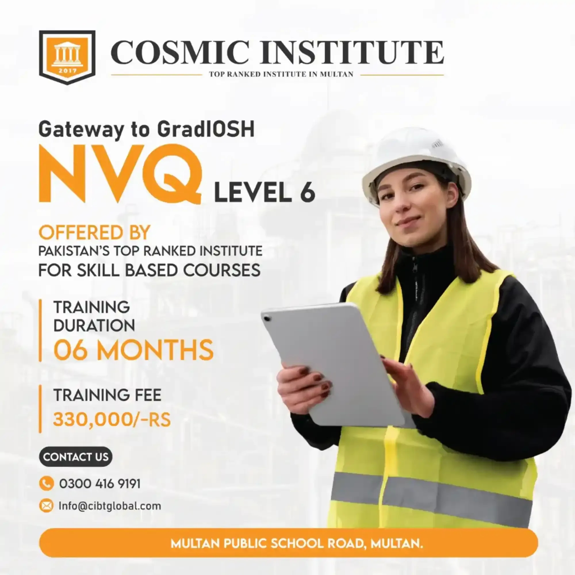 NVQ Level 6 Diploma in OH&S